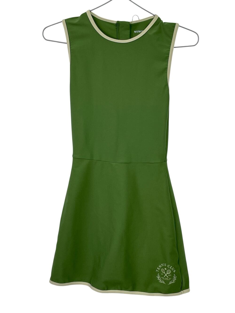 WeWoreWhat Women's Green Sleeveless Athletic Activewear Tennis Mini Dress Sz XS